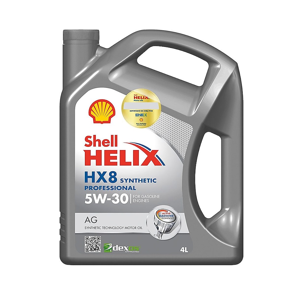 Lubricante para autos Shell Helix HX8 Pro Syn AG